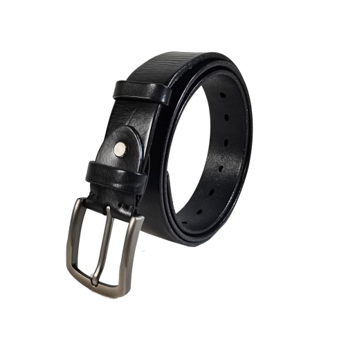 Giantsize Extra Long Leather Belts For Men - Big & Tall Sizes 48 To 50 Inch, Black, 1.5" Wide - View #3