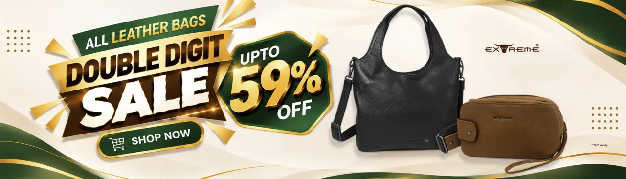 Double Digit Sale - Up to 59% Off All Leather Bags