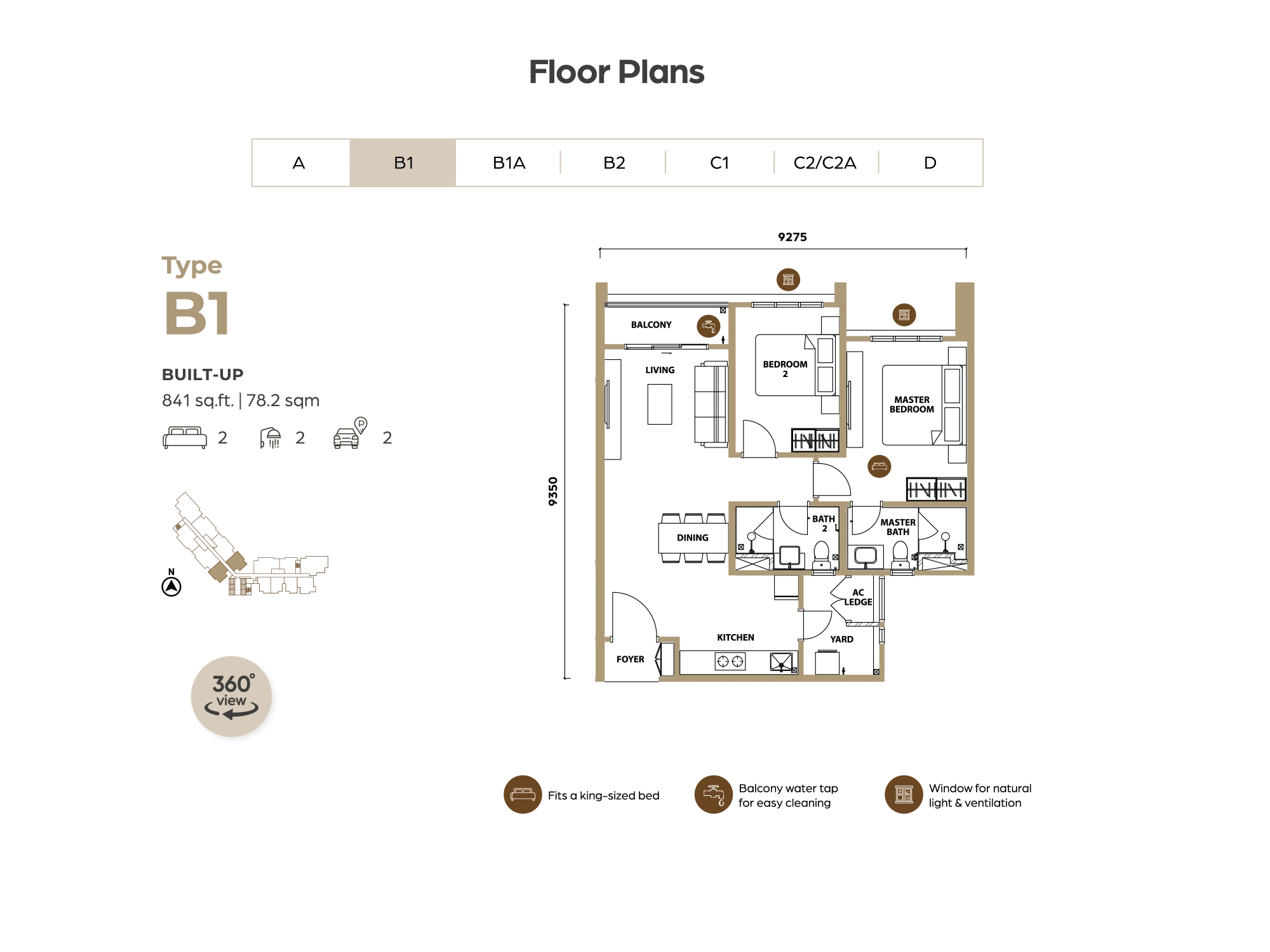 Floor Plan Type B1