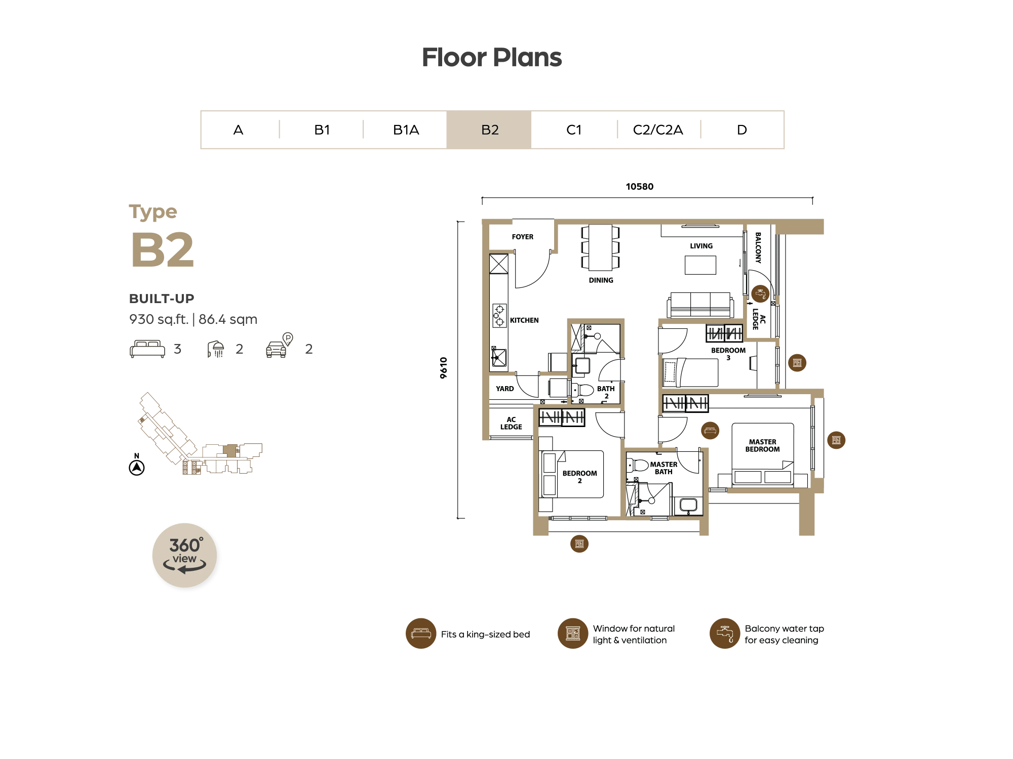 Floor Plan Type B2