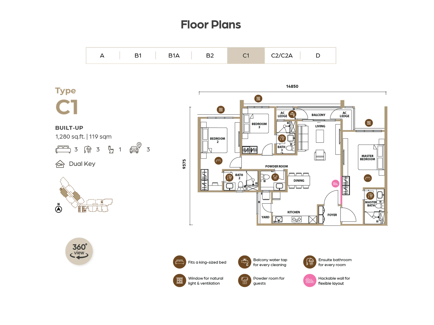 Floor Plan Type C1