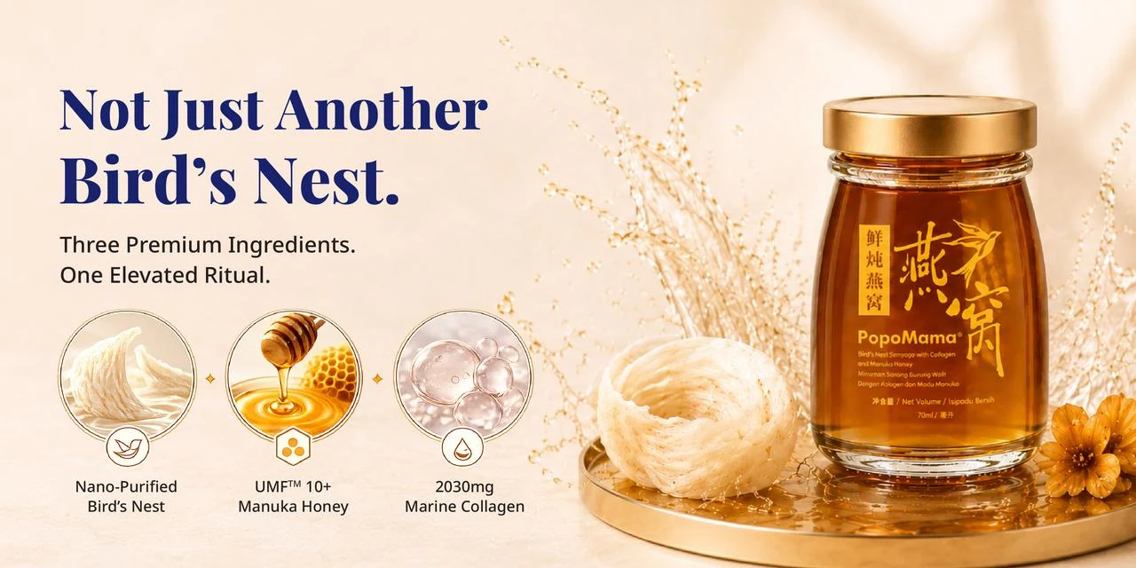 Not just another bird's nest - three premium ingredients, one elevated ritual