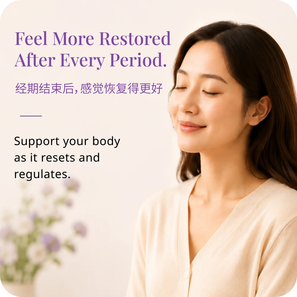 Feel More Restored After Every Period.