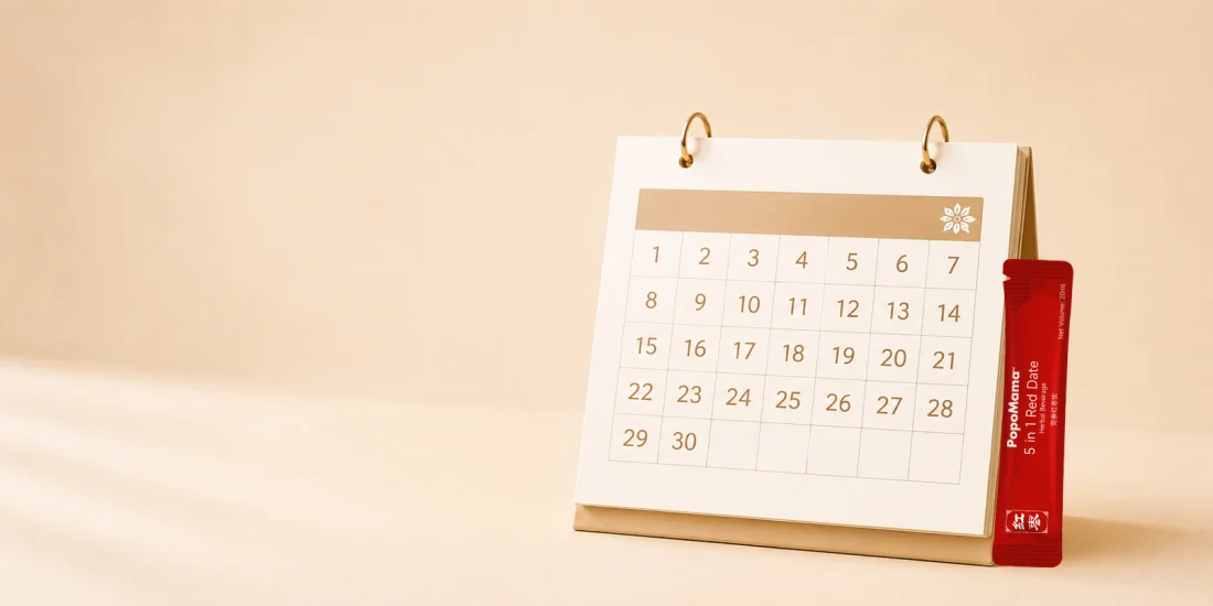 30-day confinement calendar &mdash; every sachet counts