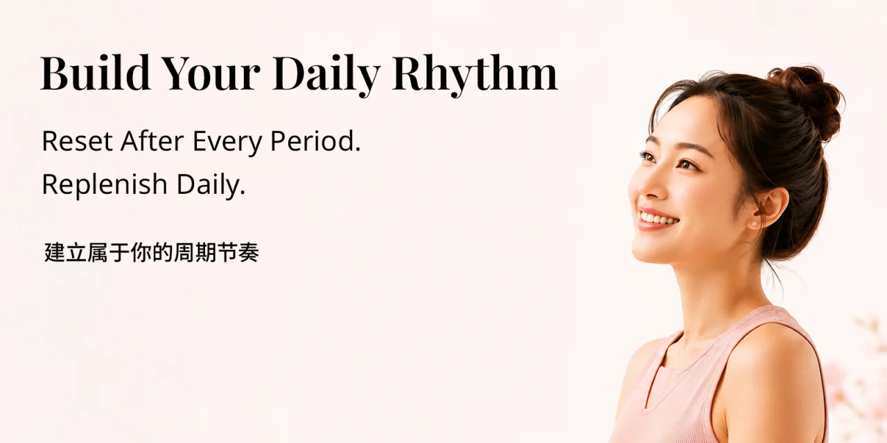 Build Your Daily Rhythm — reset after every period, replenish daily