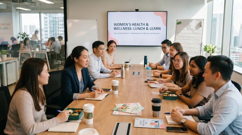 Women's Health & Wellness Lunch & Learn meeting