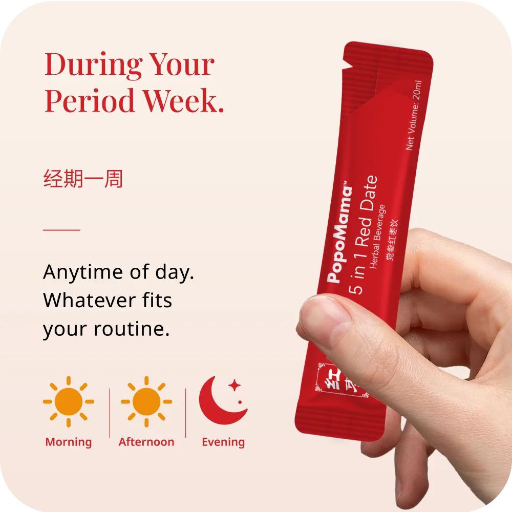 During your period week &mdash; anytime of day