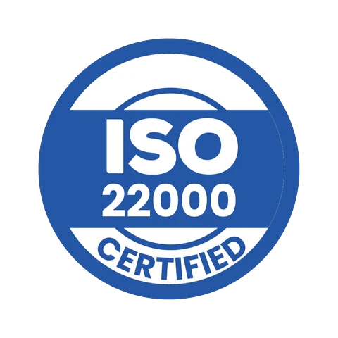 ISO 22000 Certified