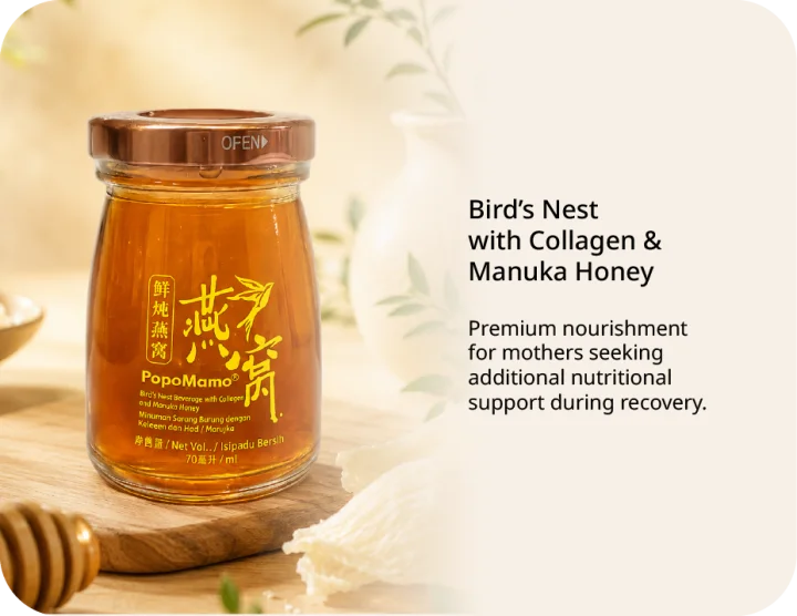Bird's Nest with Collagen & Manuka Honey — premium nourishment for mothers