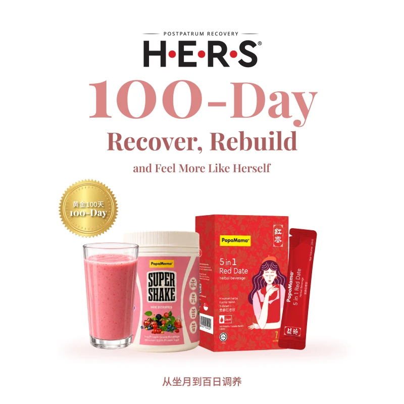 HERS 100-Day Recovery Programme with Super Shake and Daily 5 in 1 Red Date