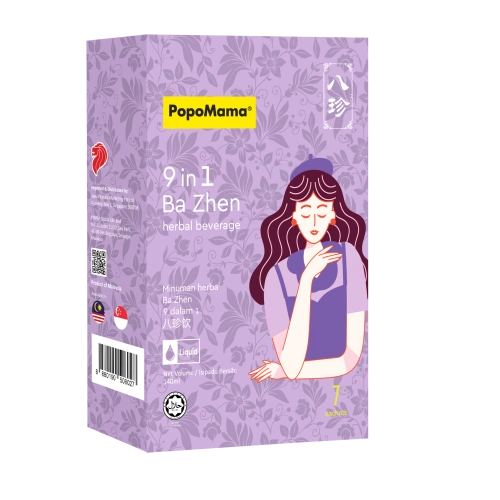 PopoMama 9 in 1 Ba Zhen herbal beverage