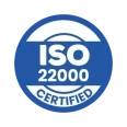 ISO 22000 certified